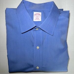 Brooks Brothers Regular Fit Non-Iron All Cotton Dress Shirt French Cuffs 17-33